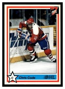 1990 7th Inning Sketch OHL #206 Chris Code - Hamilton Dukes - Picture 1 of 2