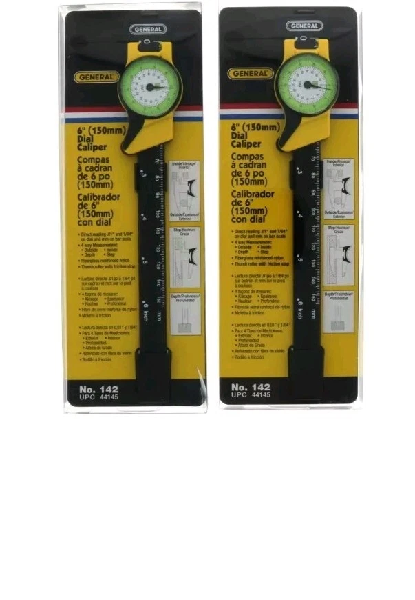 (2) 6" Dial Caliper 4-Way ** 2 Pack - Image 1 of 1