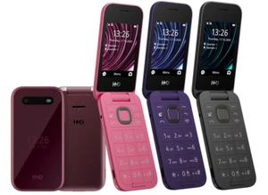 HMD 2660 4G FLIP Cell Feature Phone Dual Sim Free Unlocked EU Version - Afbeelding 1 van 7