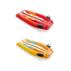 INTEX Bodyboard Joy Rider 112x62cm Kinder ab 6 Jahren mit Griffen & Reparaturset - Bild 1 von 7
