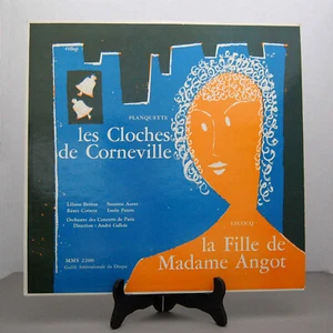 LES CLOCHES DE CORNEVILLE ET LA FILLE DE MADAME ANGOT VINYLE 33 TOURS MMS 2200 - Picture 1 of 4