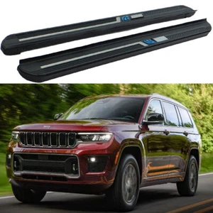 Aluminum Running Board fit for Jeep Grand Cherokee 2022-2024 Side Step Nerf Bar - Picture 1 of 9