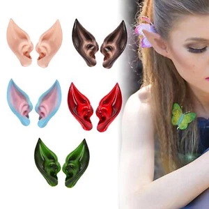 Elf False Ears Party Props Cosplay Accessories Halloween Costumes Masquerade - Picture 1 of 32