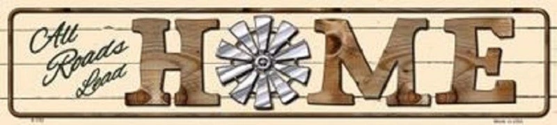 ALL ROAD LEAD HOME METAL NOVEDAD SEÑAL DE CALLE Foto 1 de 1