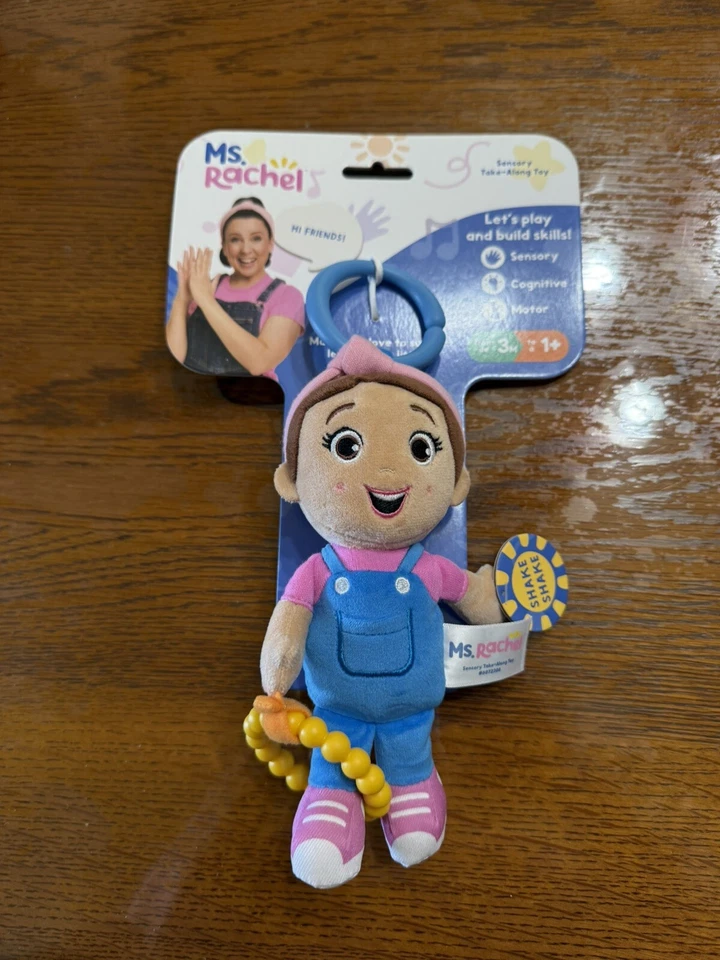 Ms. Rachel Sensory Take-Along Toy Plush Doll by Gund Baby Toddler Toy