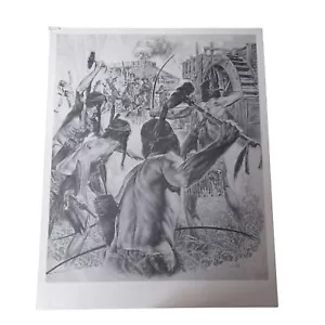 Paul Calle Steelmaking Print / Litho - Massacre Ends First American Ironworks - Picture 1 of 5