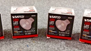 Satco S9550 - 1.6W MR11 LED - 40 Degree spread - 12 volt 25 Watt GU4 Base - Picture 1 of 3