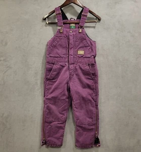 C.E. Schmidt Workwear Youth  SZ Small (6-8) Insulated Bib Overall Purple - Picture 1 of 9