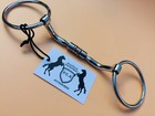 Loose Ring Horse bit Snaffle with Copper Roller and Inlay PEA Stainless Steel