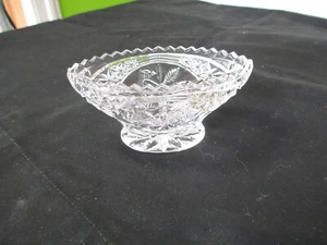 Vintage Hofbauer Byrdes Collection Crystal Salt Cellar Excellent- Never Used - Picture 1 of 3