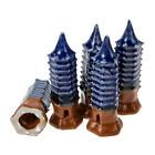  5 pièces mini tour extérieure miniature décoration pagode statue petit aquarium