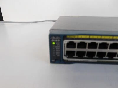 CISCO CATALYST 2960-S SERIES PoE+ GIGABIT SWITCH- WS-C2960S-48FPS-L (QPR77) - Image 1 of 4