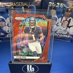 2024 Panini Prizm - Stefon Diggs #114 Red Sparkle Prizm - Picture 1 of 2