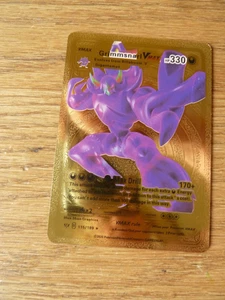 Pokemon Karte Grimmsnarl VMAX 330HP Gold Foil 115/189 NM - Bild 1 von 1