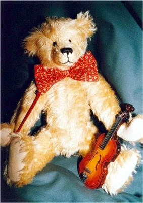 Albert Mohair Jointed Teddy Bear Vintage Sewing Pattern Uncut - image 1 of 3