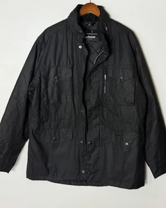 Barbour Herren Sapper Wachsjacke Größe L EINZELHANDEL $ 465 SCHWARZ - Bild 1 von 9