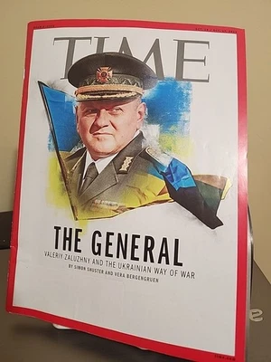 TIme Magazine October 2022 THE GENERAL VALERIY ZALUZHNY UKRAINE HERO - Image 1 of 4