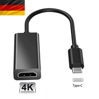 USB TYP C zu HDMI Adapter UHD 4K USB C auf HDMI Kabel Macbook Ipad Samsung uvm - Bild 1 von 4