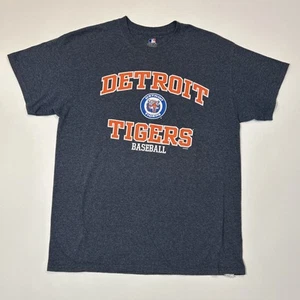 Detroit Tigers Shirt Herren Größe Large Blau MLB Baseball Kurzarm Logo Tee - Bild 1 von 12