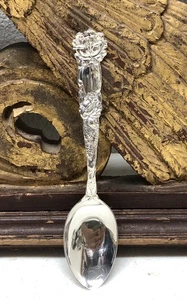 Antiker Teelöffel Sterlingsilber 1903 - Brautrose von Alvin - 26 gm - Angebot 3 - Bild 1 von 13