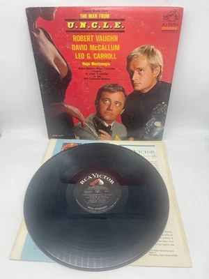 The Man From U.N.C.L.E. Soundtrack Hugo Montenegro Original 1965 Vinyl Album LP Foto 1 de 4