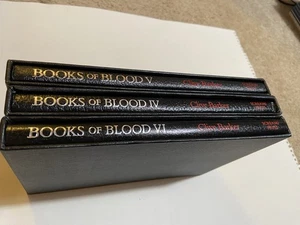 Clive Barker Books of Blood IV, V, VI LTD Edition Unsigned Scream Press 1987 NEW - Imagen 1 de 6
