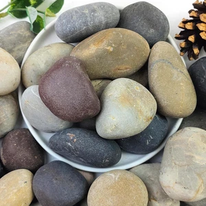 Rocas de río naturales de 40 libras, guijarros premium de 2-3" para diseño de jardín y paisaje, - Imagen 1 de 6