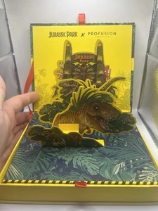 Jurassic Park × Profusion 30 Shade Eyeshadow Palette Pop-Up Collectible Unused - Picture 1 of 7