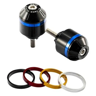 For Honda Interceptor 800 2014 Puig Short Bar End Weights w Rim - Image 1 of 3