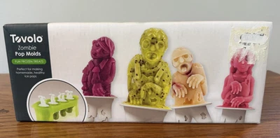 Tovolo Moldes de Silicone Ice Pop ZOMBIE Conjunto de Halloween 4 Ice Pops Caseiros - Imagem 1 de 4
