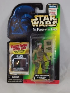 Star Wars Power of the Force Freeze Frame Endor Rebel Soldier NEU 1997 Hasbro - Bild 1 von 8