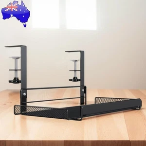 Desk Cable Organizer Heavy Duty Wire Management Tray Adjustable for Desk Kitchen - Afbeelding 1 van 11