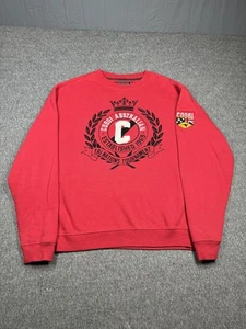 Coogi Australian Sweater Mens 2XL Red Tri Nations Tournament Crewneck Pullover - Picture 1 of 16