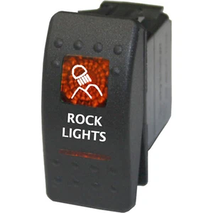 ROCK LIGHTS 515O Interruptor basculante 12v ON-OFF LED ámbar para camión jeep - Imagen 1 de 1