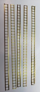 Scale Ladders 3.25" Long x ~0.146" Wide 5 pcs. Etched Brass USA raised rungs - Picture 1 of 4