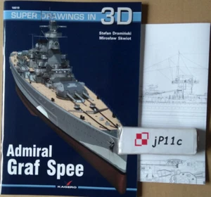 Admiral Graf Spee - Super Drawings in 3D - Kagero - Foto 1 di 6