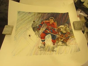 Slap Shot" Stanley Cup '78 by William Biddle Ltd Edition Lithograph, 83/950 - Picture 1 of 9