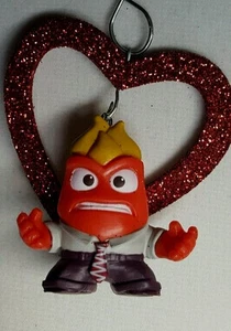Anger Colere~ Valintines DECORATION Red Heart ORNAMENT inside out Nora Winn - Picture 1 of 6