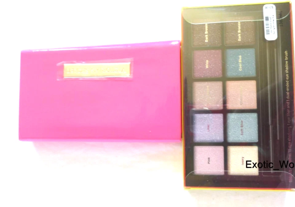 Victoria's Secret SPRING SHIMMER 10 EYESHADOWS MAKEUP KIT ~1 EYELINER~DUAL BRUS - Image 1 of 1