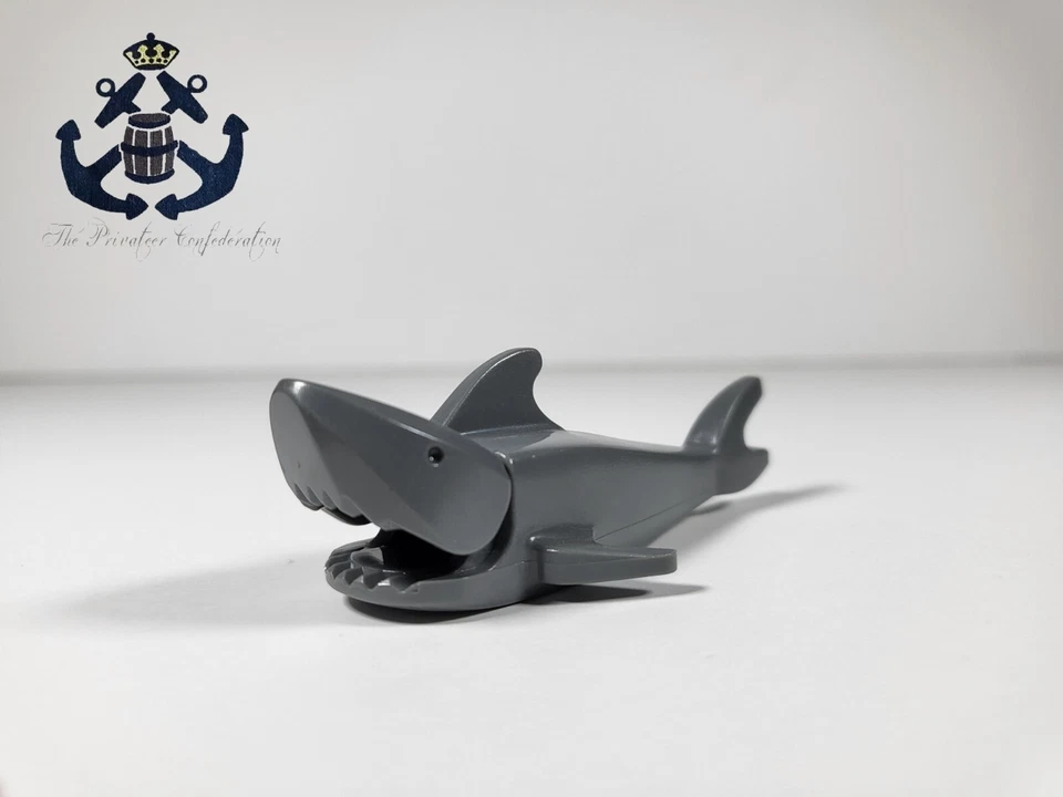 Водная акула LEGO темно-синевато-серая - пираты, дайверы, город, береговая охрана 2547c01 - Изображение 1 из 1