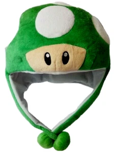 Grüner Pilz Party Halloween Kostüm Tier Plüsch Flieger Mütze S Mario - Bild 1 von 1