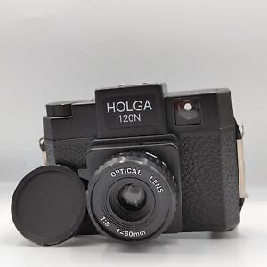Holga 120N Black f/8 60mm Point & Shoot 35mm Film Camera - GOOD