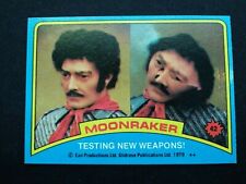 1979 Topps James Bond - Moonraker Card # 42 Testing New Weapons! (EX)