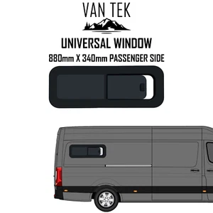 Mercedes Sprinter Passenger Side HALF Sliding BUNK window 880mm x 340mm - Picture 1 of 4