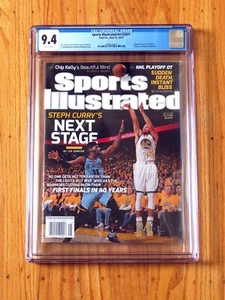 Stephen Curry Sports Illustrated 122 2015 CGC 9.4 RARE - Picture 1 of 2