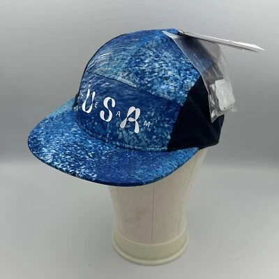 Gorra Nike M/L 2024 Equipo Olímpico EE. UU. Fly 5 Panel con Parches Dri-Fit FQ8159-405 NUEVA CON ETIQUETAS Foto 1 de 4