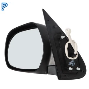For 2005-2012 2013 Toyota Hiace Van Plastic Left Hand Electric Door Mirror Black - Picture 1 of 24