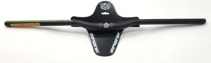 Spank Spoon 800 Handlebar 31.8mm Clamp 800mm 20mm Rise Black/Green Aluminum MTB - Picture 1 of 12