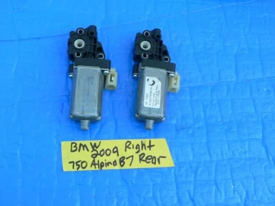 BMW 740 750 760LI B7 RIGHT REAR DOOR SUN SHADE WINDOW CURTAIN MOTORS 2009 - 2015 Foto 1 de 4