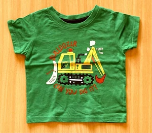 Süßes Baby T-Shirt Größe 74 * Bulldozer ( Nur 3x getragen - TOP Zustand ) - Bild 1 von 2